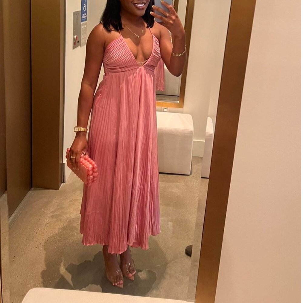 ALC PLEATED dress - Picture 2 of 6